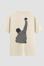 Camiseta Oversized Suedine Rocky Balboa Victory Steps