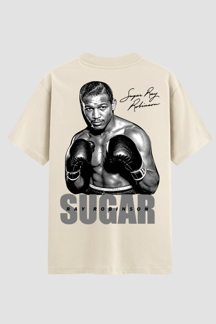 Camiseta Oversized Suedine Sugar Ray Robinson