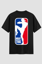 Camiseta Oversized Suedine Muay Thai Flag Muay