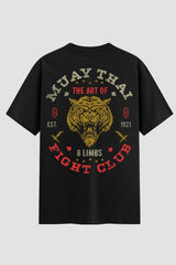 Camiseta Oversized Suedine Muay Thai Club