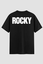 Camiseta Oversized Suedine Rocky Balboa Blackout