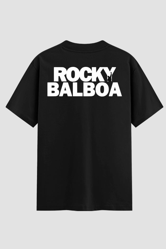 Camiseta Oversized Suedine Rocky Balboa Shadow