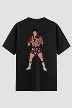 Camiseta Oversized Suedine Rocky Balboa Champion Pose Full