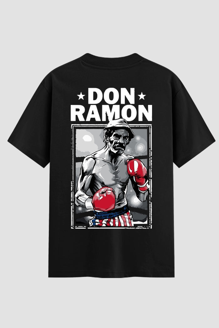 Camiseta Oversized Suedine boxe Don Ramon - Modelo 3