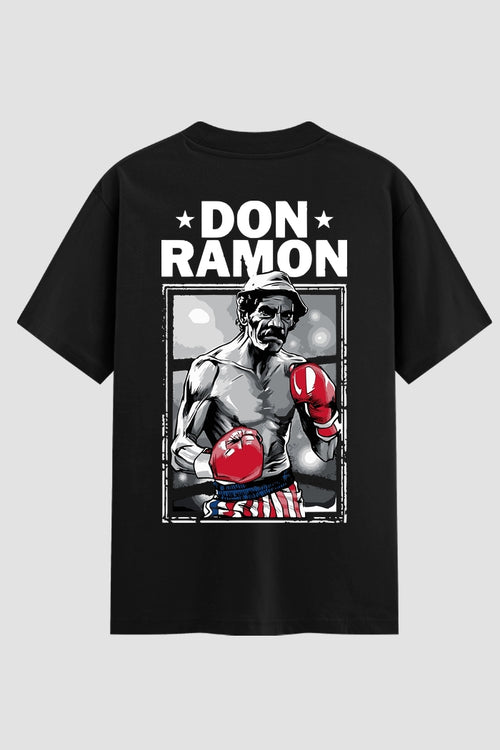 Camiseta Oversized Suedine boxe Don Ramon - Modelo 3