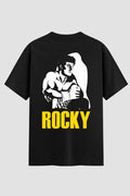 Camiseta Oversized Suedine Rocky Balboa Fighter Stance