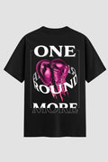 Camiseta Oversized Suedine One Round More