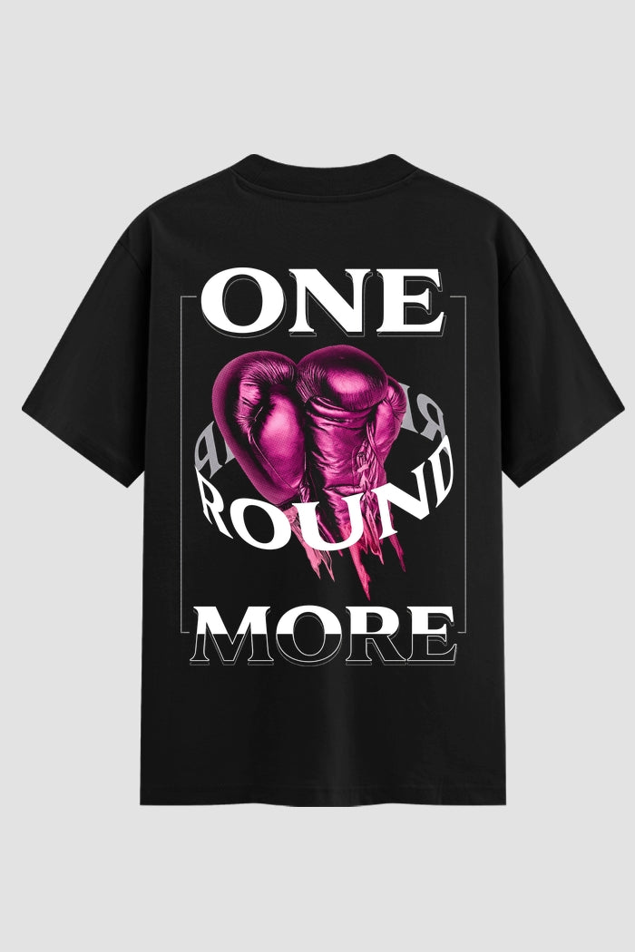 Camiseta Oversized Suedine One Round More