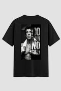 Camiseta Oversized Suedine Rocky Balboa No Pain No Gain Quote