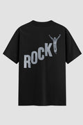 Camiseta Oversized Suedine Rocky Balboa Rocky Steps