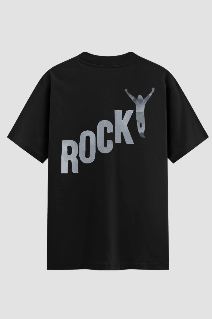 Camiseta Oversized Suedine Rocky Balboa Rocky Steps