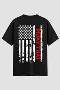 Camiseta Oversized Suedine Muay Thai U.S.A