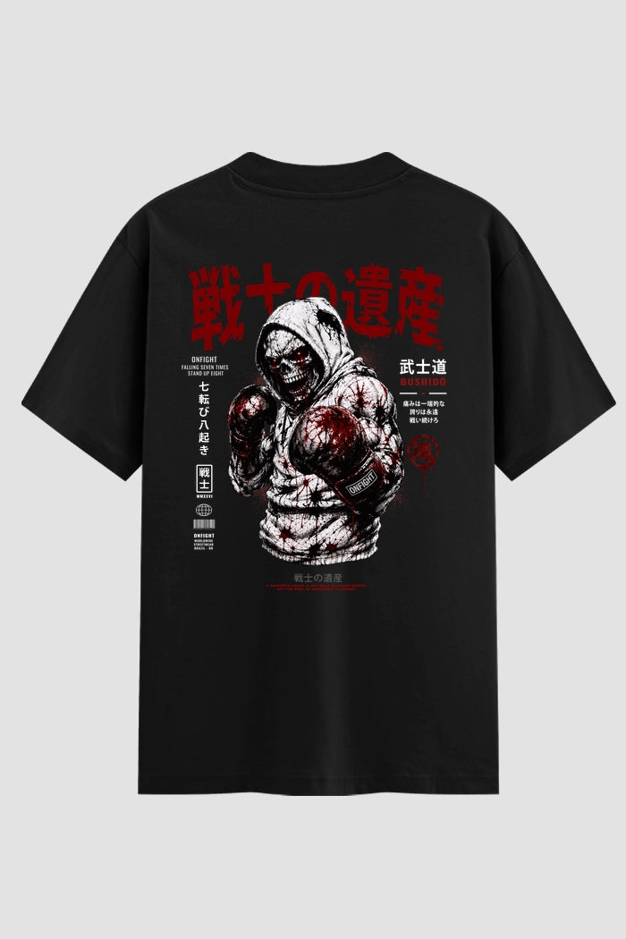 Camiseta Oversized Suedine Warrior Onfight