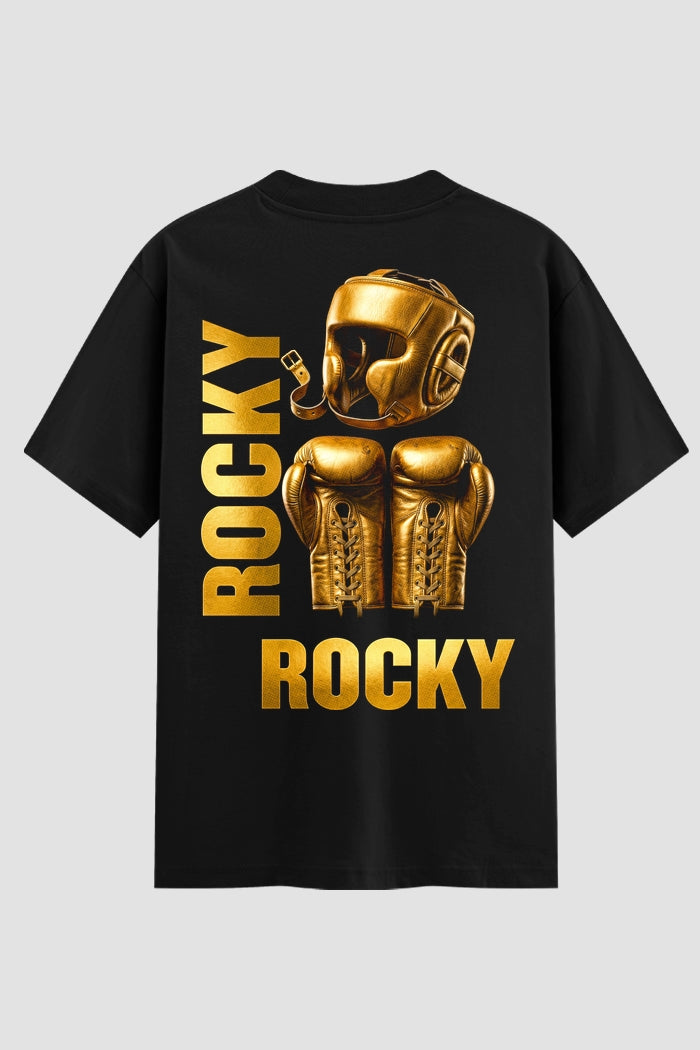 Camiseta Oversized Suedine Rocky Rocky