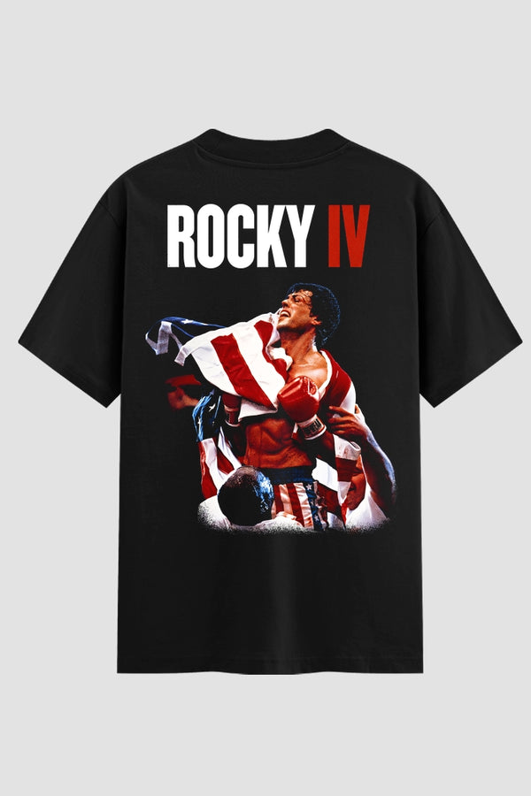 Camiseta Oversized Suedine Rocky Balboa Rocky lV