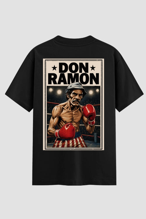 Camiseta Oversized Suedine boxe Don Ramon - modelo 1