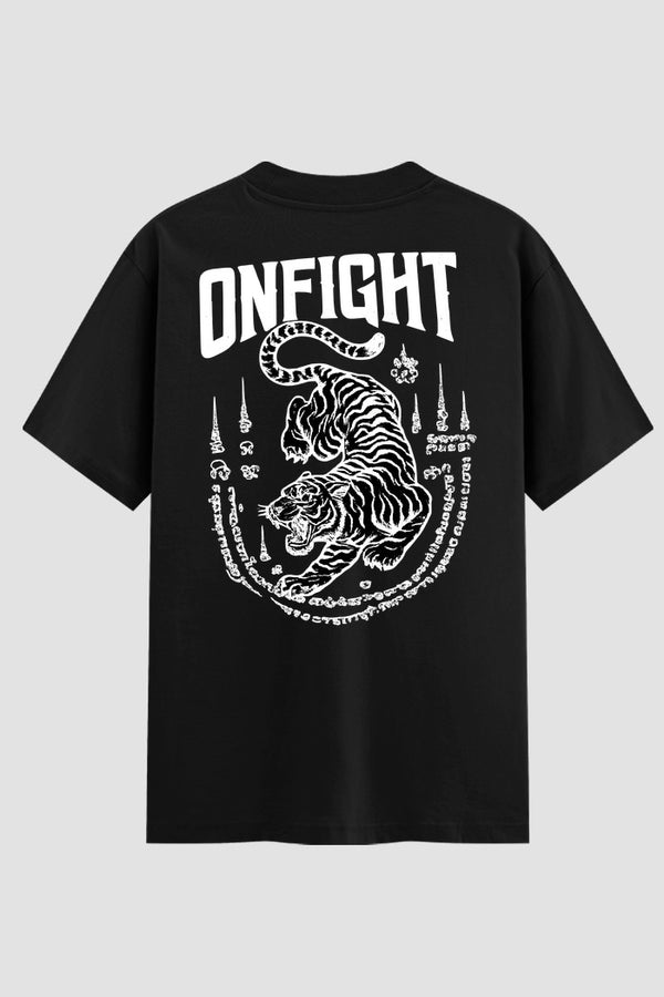 Camiseta Oversized Suedine Muay Thai Tigre Onfight