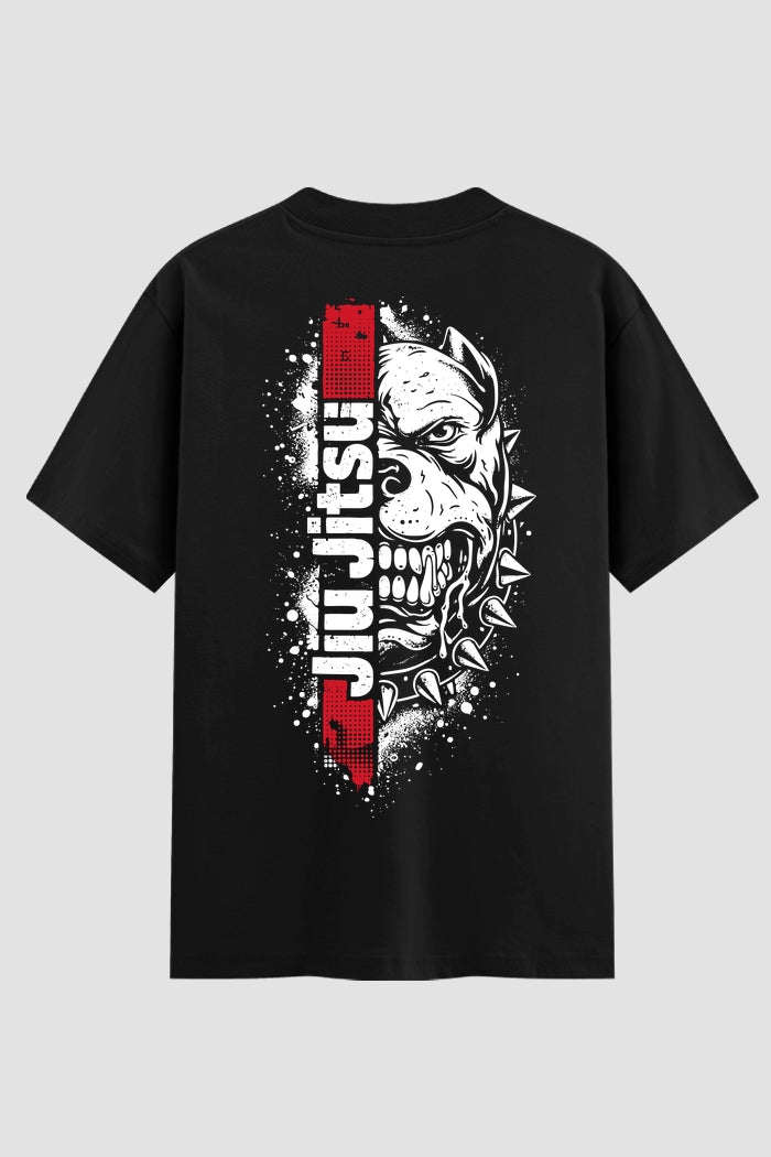Camiseta Oversized Suedine Jiu-Jitsu Raça BJJ