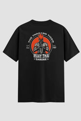 Camiseta Oversized Muay Thai Fierce Duel