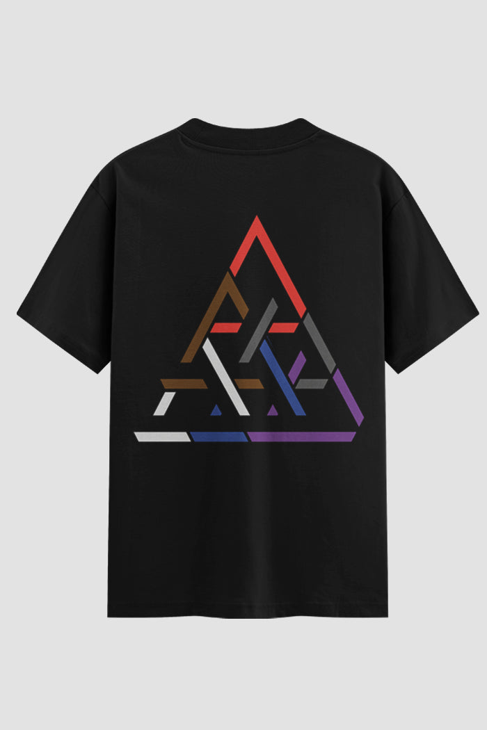 Camiseta Oversized Suedine Jiu-Jitsu triangulo
