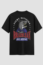 Camiseta Oversized Suedine Jiu-Jitsu Fight Division BJJ