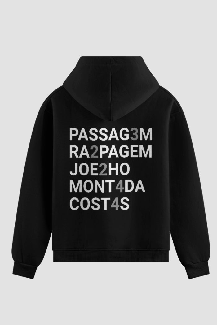 Moletom Jiu-Jitsu Passagem Raspagem Joelho Montada Costas