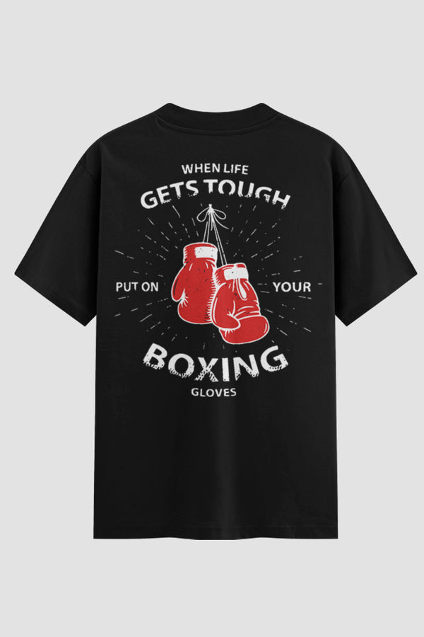 Camiseta Oversized Suedine Boxing Gloves – Onfight