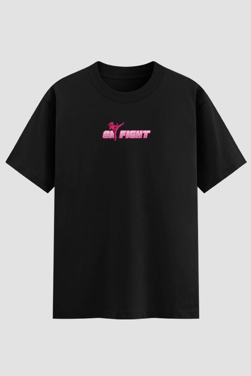 Camiseta Oversized Suedine feminina Fight Girl
