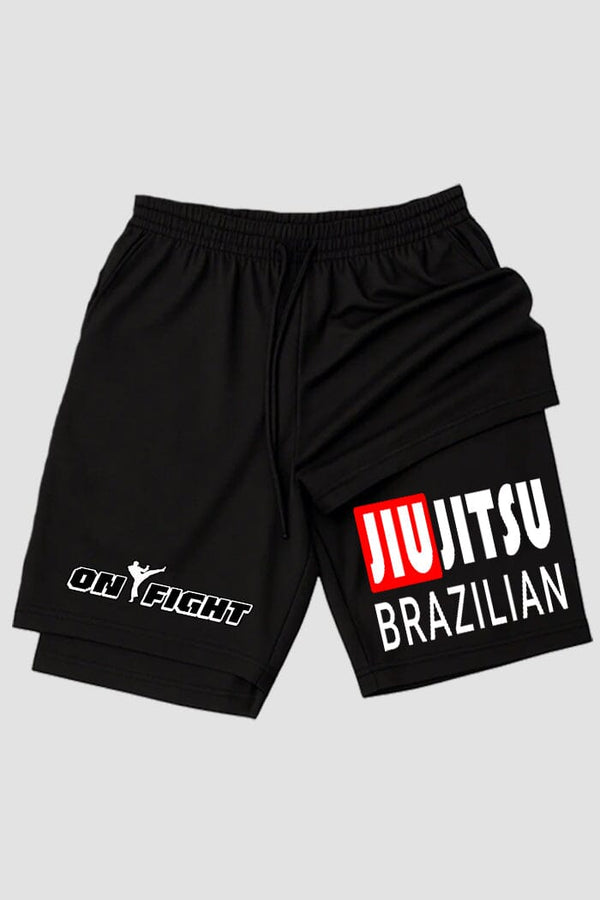 Short de compressão 2 em 1 jiu-jitsu Brazilian Jiu-Jitsu Supreme