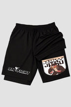 Short de compressão 2 em 1 jiu-jitsu Jew Jitsu shorts Jiu-jitsu OnFight 