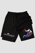 Short de compressão 2 em 1 jiu-jitsu Oni Roll – Demons On The Mat shorts Jiu-jitsu OnFight 