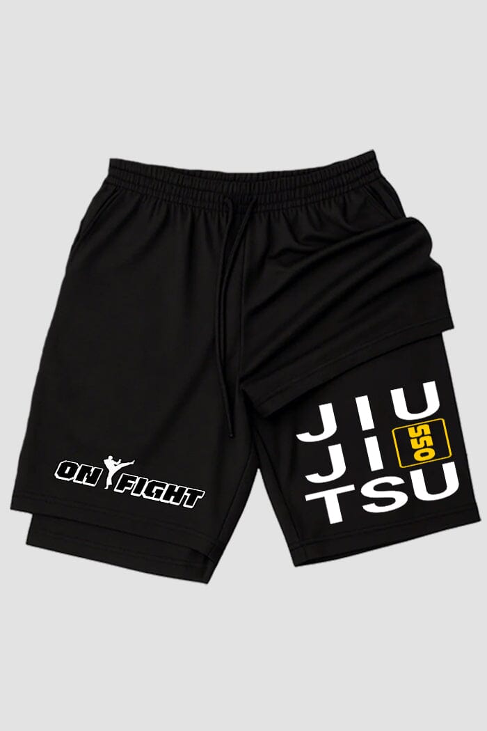 Short de compressão 2 em 1 jiu-jitsu Oss Vertical Jiu-Jitsu