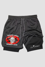 Short de compressão 2 em 1 karate Championship shorts Karate OnFight 