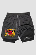 Short de compressão 2 em 1 karate Cobra Conflict shorts Karate OnFight 