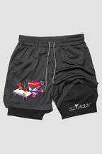 Short de compressão 2 em 1 karate Karate Lego shorts Karate OnFight 