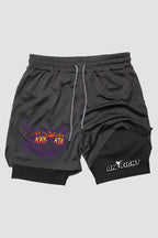 Short de compressão 2 em 1 karate Karate Tiger shorts Karate OnFight 
