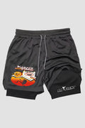 Short de compressão 2 em 1 karate Karate Time shorts Karate OnFight 