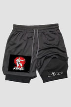 Short de compressão 2 em 1 Karate Retro shorts Karate OnFight 
