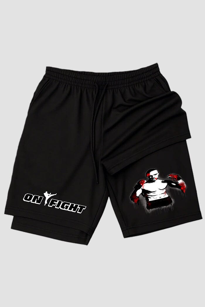 Short de compressão 2 em 1 MMA American Fighter