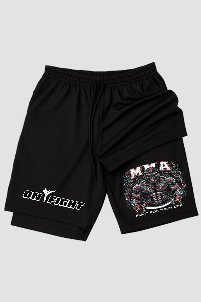Short de compressão 2 em 1 MMA Beast Within
