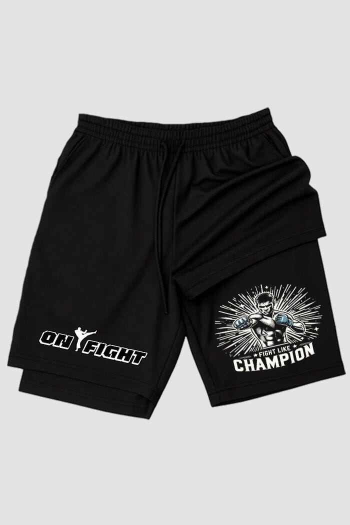 Short de compressão 2 em 1 MMA Champion