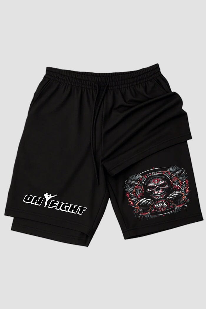 Short de compressão 2 em 1 MMA Death Mma