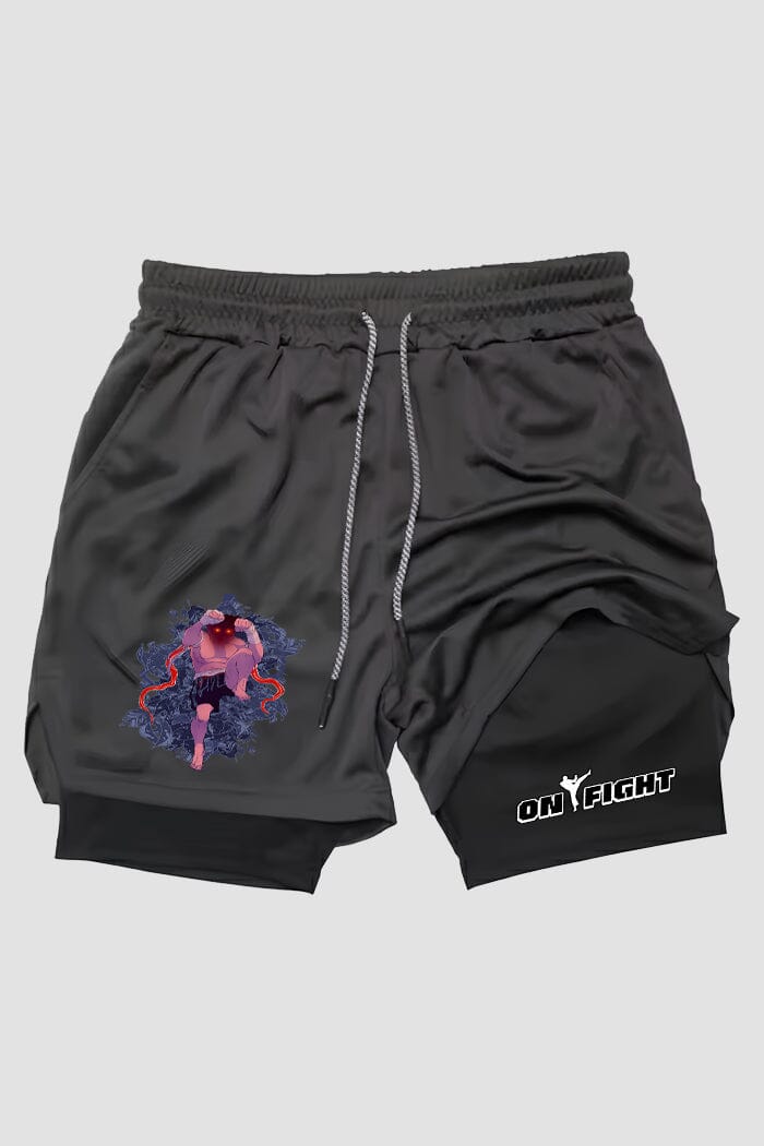 Short de compressão Muay Thai 2 em 1 Evil Ryu Spirit